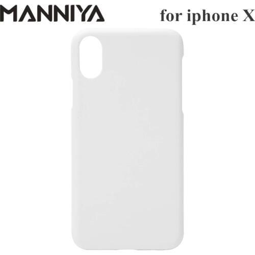 MANNIYA 3D Sublimation Blank white Phone Cases for iphone X XS Free Shipping! 100pcs/lot