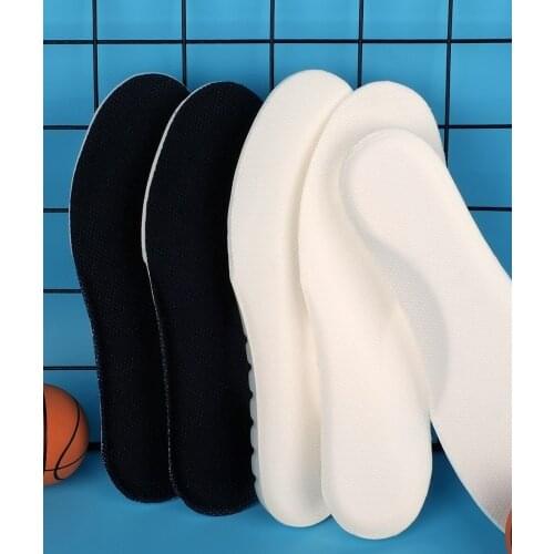 EVA Soft Shoes Pad Brioche Sports High Elastic Kinetic Energy Ultra-Light Insoles Sweat ShockAbsorbent Deodorant Breathable