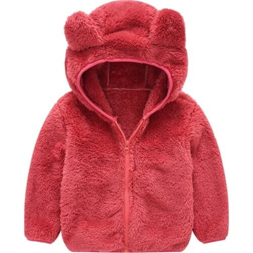 2020 Autumn Winter Jacket For Girls Coat Baby Girls Jacket Kids Warm Hooded Outerwear Infant Girls Long Sleeve Coats 1 to 5 Year