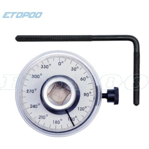 Professional 1/2 Inch Adjustable Drive Torque Angle Gauge Car Auto Garage Tool Set Measurer Hand Tool Wrench
