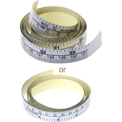 151cm Self Adhesive Metric Measure Tape Vinyl Ruler For Sewing Machine Sticker Tape Measures