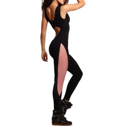 Fitness Sport Anzug Frauen Trainingsanzug Yoga Set Backless Gym Set Sportbekleidung Leggings Dicht Jumpsuits Workout Sport Kleid