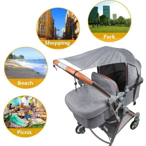 Universal Baby Stroller Cover Accessories Sun shade Sun Visor Waterproof UV Protection Carriage Canopy for Kids Baby Infants Car