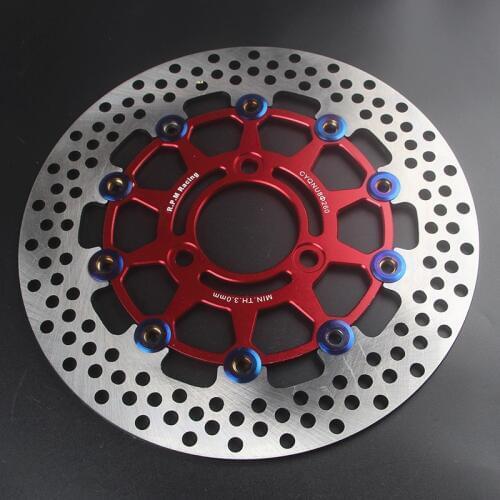 Universal motorcycle brake disc brake pads 260mm*70mm/58mm Hole Distance Rapid cooling rear disc brake For Aerox Nitro BWS