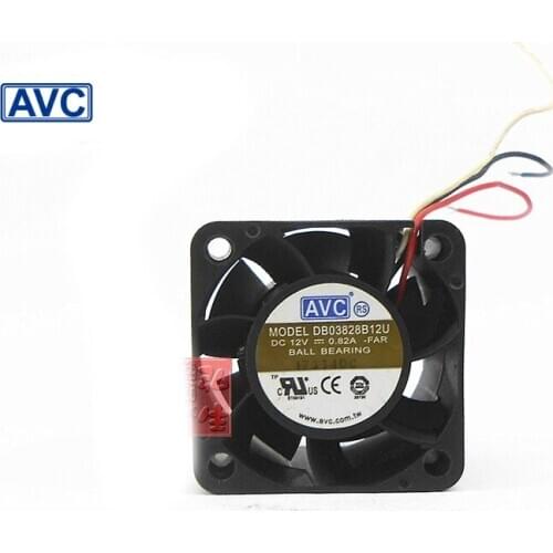 AVC DB03828B12U 3828 38mm 12V 0.82A high speed violent mini cooling fan