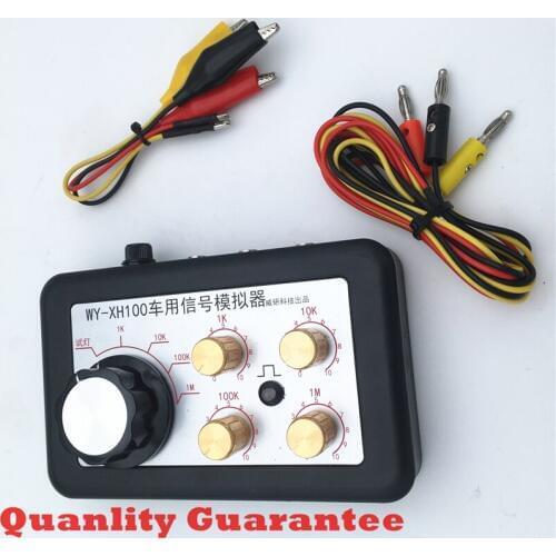 WY-XH100 Automobile signal simulator troubleshooting tool can Adjust resistance water temperature crankshaft with Enlish manual