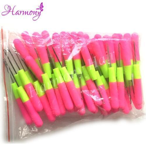 100pcs/lot Latch hook crochet needle for jumbo braids and dreadlock weaving big size 15cm professional for braiding hair