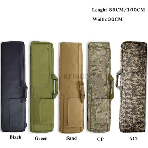 85CM/100CM Military Equipment Tactical Gun Bag Airsoft Shooting Rifle Case Hunting Wargame Shoulder Pouch With Protect Cotton