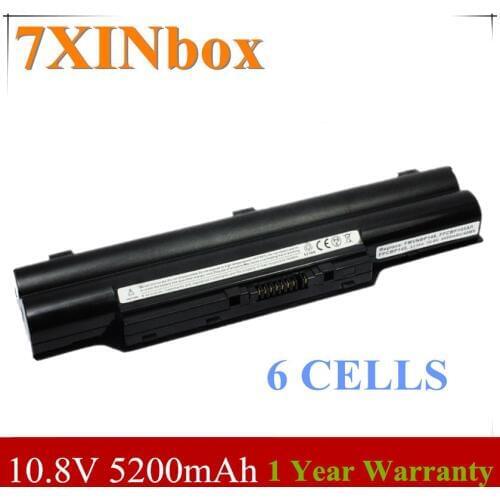7XINbox 10.8V 6 Cells FMVNBP199 FPCBP282 FMVNBP146 Battery For FUJITSU LifeBook E751 S2210 S6310 S7111 S752 S760 S761 S792