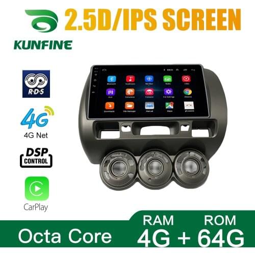 Car Stereo for Honda FIT CIVIC 2002-2009 Everus S1 City RHDOcta Core Android 10.0 Car DVD GPS Navigation Player Deckless Radio