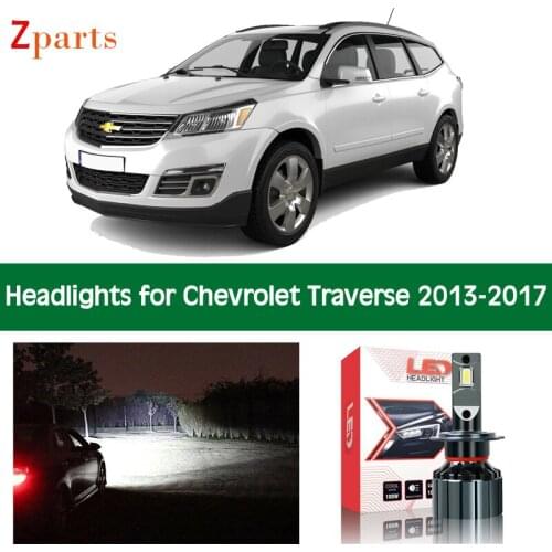 Car Headlight For Chevrolet Traverse 2013 2014 2015 2016 2017 Canbus Headlamp Low Beam High Beam Lighting Light Lamp Accessories