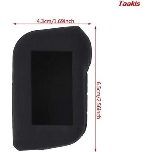 1 pc Hot sale A93/A63 Two Way Car Alarm LCD Remote Control Drop shipping Russian Version Key Case Key Fob Chain for Starline