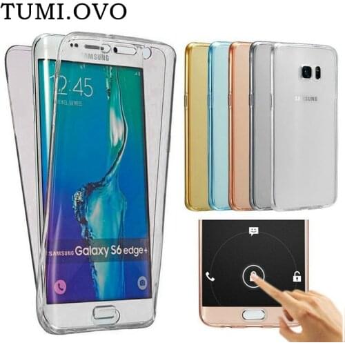 For Samsung Galaxy A3 A5 A7 2016 2017 J1 J2 J3 J5 J7 Prime S8 S7 S6 Edge Plus Grand Prime Soft TPU 360 Full Body Cover Case