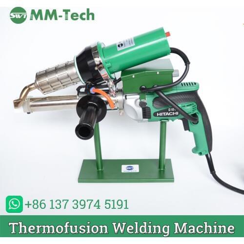 Plastic extrusion welding gun HDPE pipe hand welding extruder plastic welder manual extruder machine for PP rods