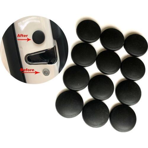 12pcs Car Door Lock Screw Cover For Toyota Camry Corolla RAV4 Yaris Highlander Land Cruiser PRADO Vios Vitz Reiz succeed Aqua