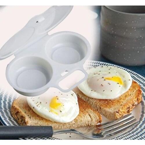 Kitchen Microwave Oven Round Shape Egg Steamer Cooking Mold Egg Poacher Kitchen gadgets Fried Egg Tool