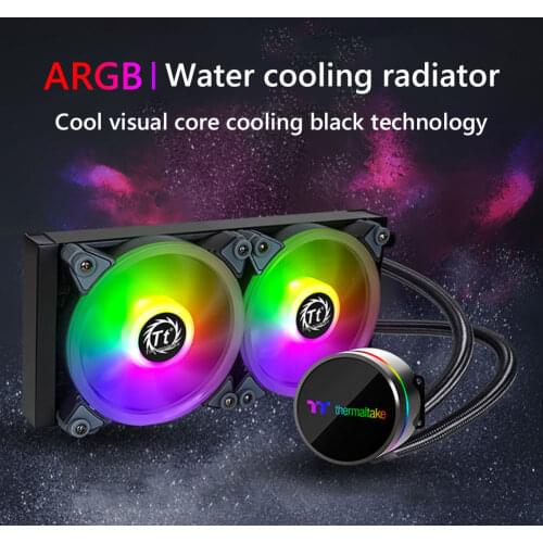 Efficient Cooling CPU Cooler Fan Silent 4Pin PWM 12V ARGB LED Lighting PC Computer Water Cooling Radiator Silent Radiator New