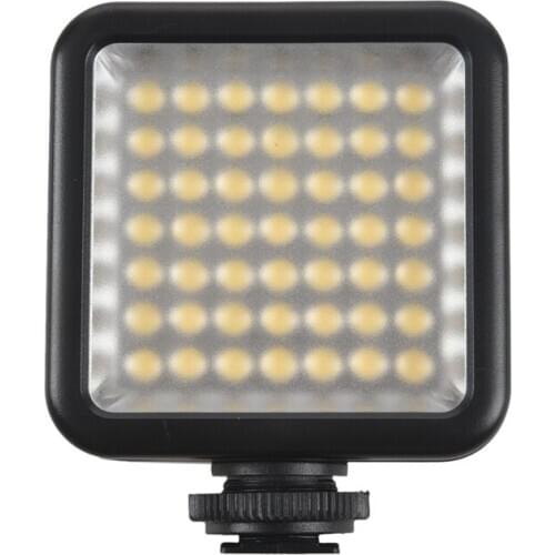 Mini DC 3V 5.5W 49 LED Video Camera Light Panel Lamp 6000K for Canon Nikon DSLR Camera Camcorder DVR DV