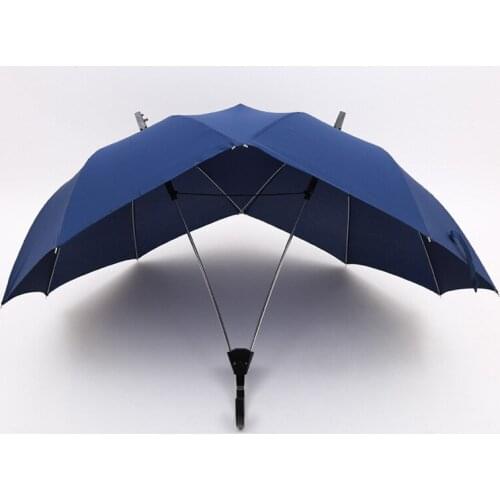 Fashion Personality Male Umbrella Women Creative Double Lovers Umbrella Double Pole Double Top One-piece Self-opening Umbrella