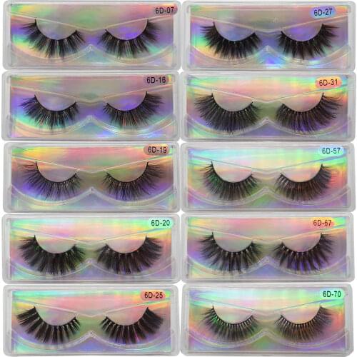 Mink Lashes Wholesale Fluffy Lashes Pack Volume Handmade Lash Extension Individual Lashes Natural Fake Eyelashes Set faux cils
