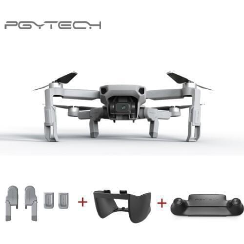 PGYTECH 3PCS For DJI Mavic Mini Landing Gear Extension + Remote Control Guard + Gimbal Lens Hood