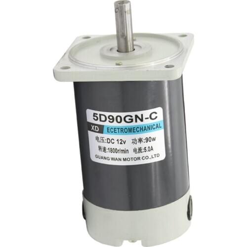 12v24v Permanent Magnet DC Motor 90W Optical Axis 1800 to 3000 to High Speed Motor Micro Motor IE 2 5D90GN-CC Explosion-proof