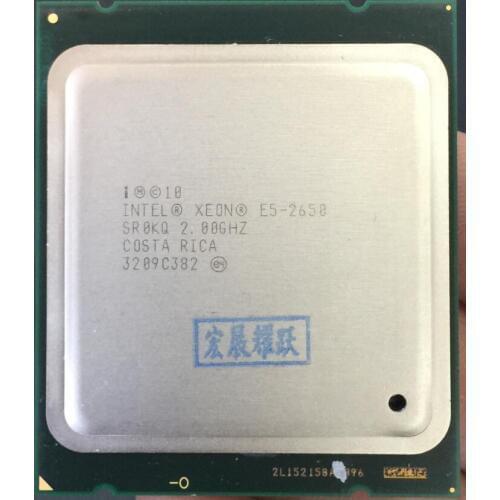 Intel Xeon Processor E5-2650 E5 2650 CPU 2.0 LGA 2011 SROKQ C2 Octa Core Desktop processor 100% normal work