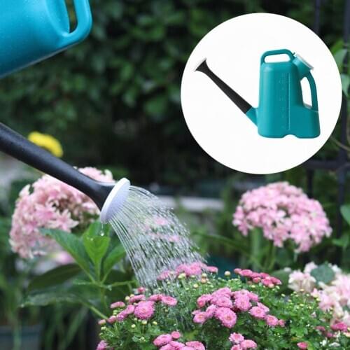 Garden Watering Can with Long Mouth Plastic Watering Can with Lid and Large Capacity Plant Watering Can Indoor Watering Can