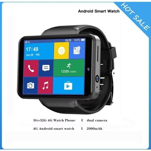 DM101 3G RAM 32G ROM 4G LTE Watch Phone Smartwatch 2.4' IPS 640*480 Dual Camera Face Unlock Life Assistant Smart PK DM100