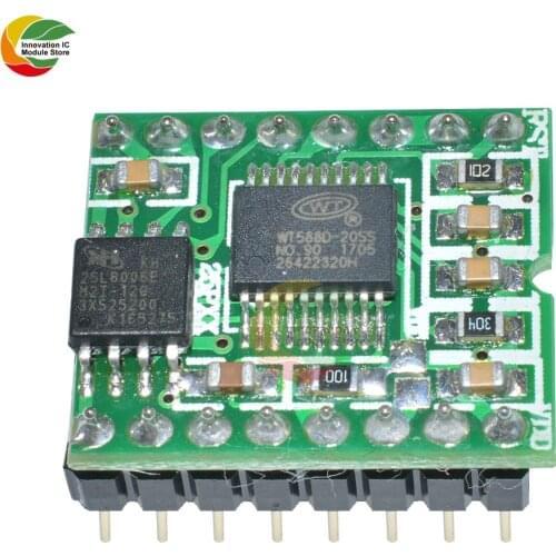 Ziqqucu WT588D-16P Voice Module Sound Module Audio Player Expansion Board for Arduino