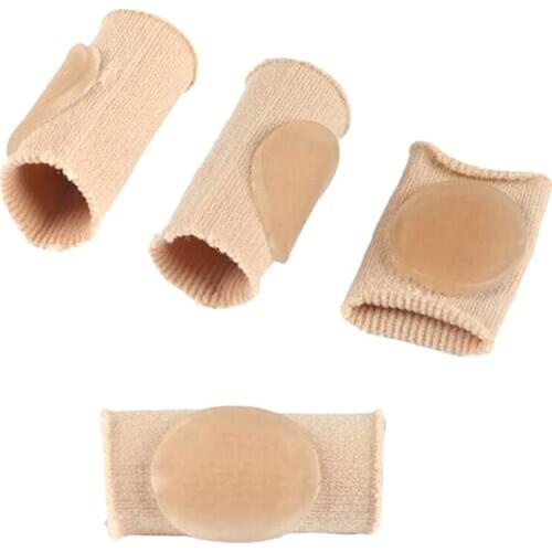 1Pc Fabric Gel Tube Bandage Foot Pain Relief Guard For Feet Care Insoles Finger & Toe Feet Protectors Health Care