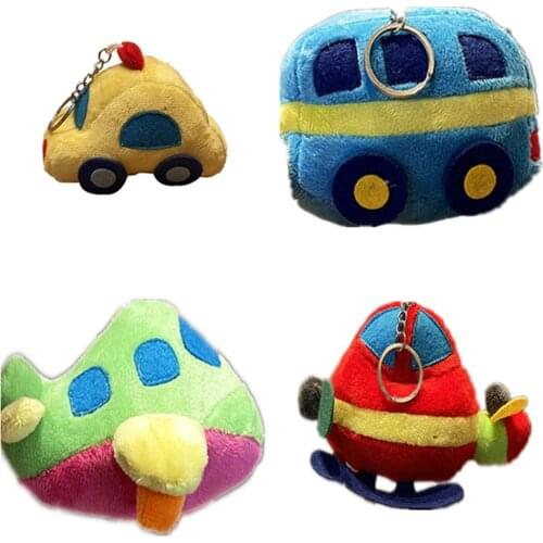 4Designs , Car Shape Toy . 9-11CM Approx. Childrens Small Plush Stuffed Toy Doll