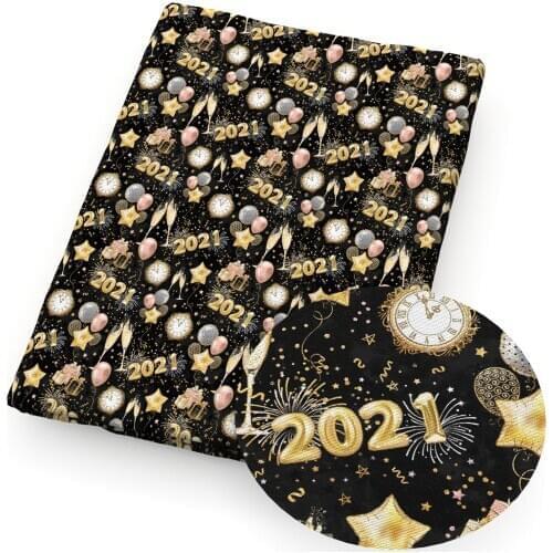 David accessories 50*145cm New Year Polyester Cotton Fabric for Tissue Kids home textile Curtain Sewing Tilda,c13899