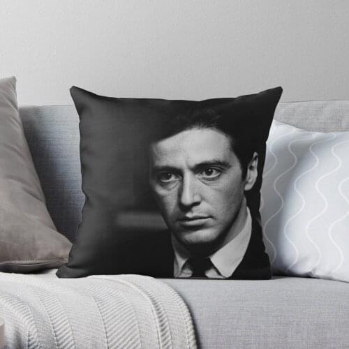 Al Pacino Throw Pillow Cushion Cover Polyester throw pillows case on sofa home living room car seat decor 45x45cm