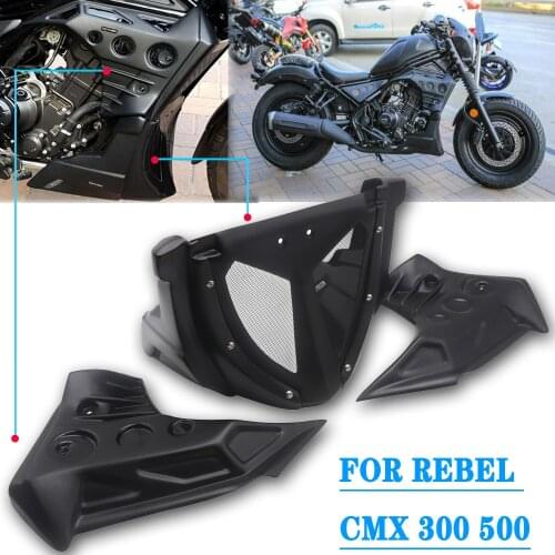Motorcycle Side Under CMX300 CMX500 Fairing Cover Belly Pan Protector Panel Engine Guard for Honda Rebel CMX 300 500 2017-2020