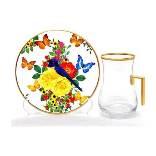 Drop Handles Tea Set 12 pieces Robin