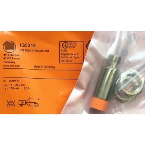 IG5319 IG5318 IG5336 IG5337 IG5339 proximity switch induction sensor one year warranty spot