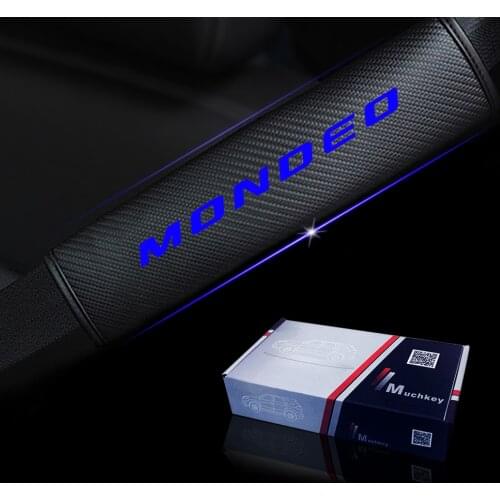 For Ford MONDEO Car Safety Seat Belt Cover Car Reflective Seatbelts Shoulder Pads