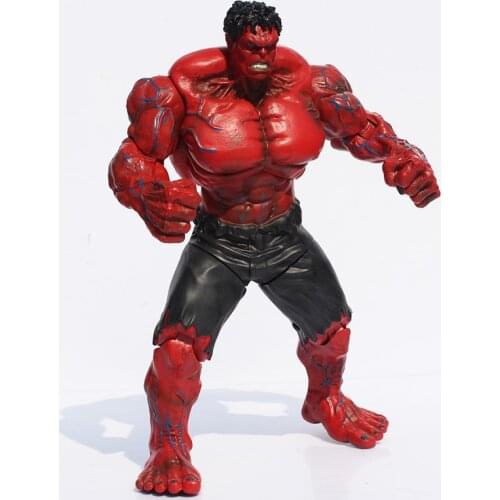 26cm The Avengers Marvel Red Hulk PVC Action Figure Toy Collection Model Doll