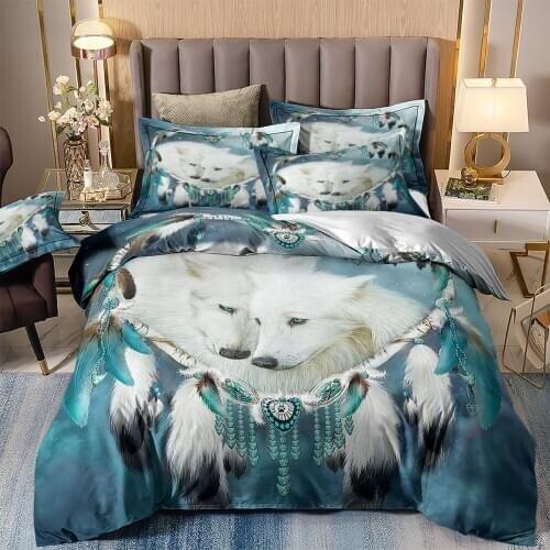 Dreamcatcher Bedding Set Double Queen Luxury Bohemia Duvet Cover Set Single King Twin Full Bed Linens With Pillowcase For Adult