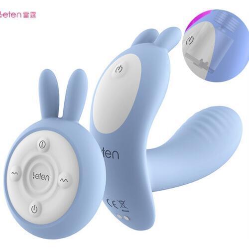 Leten Female Heating Massager Vibrator Remote Strap On Panties Dildo Rabbit Clitoris G Spot Vibrators Adult Sex Toys for Women
