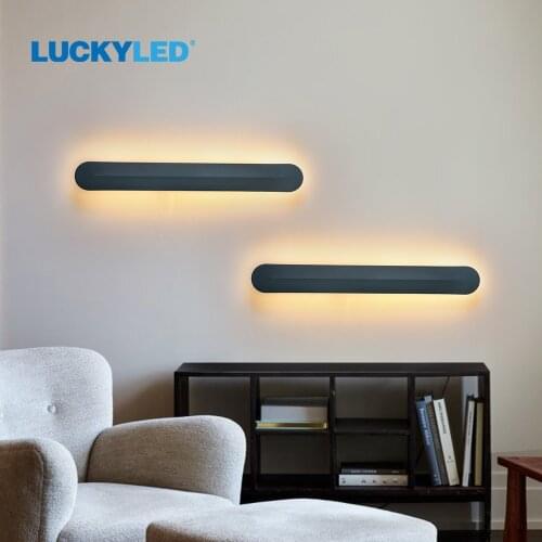 Luckyled Minimalist Creative Bedside Aluminum Wall light Modern Wall Lamps for Living Room AC90-260V Wall Lights for Bedroom