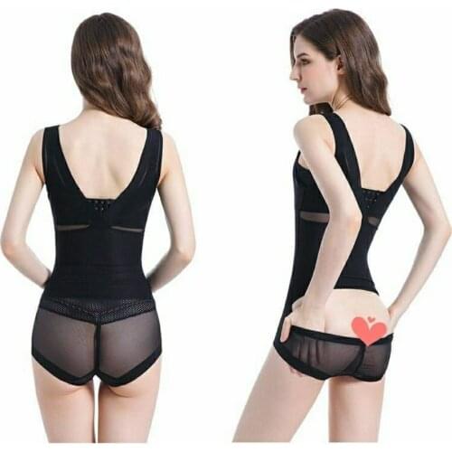 Lyingnana Women Shapewear Tummy Suit Control Underbust Women Body Shaper Slimming Underwear Vest Bodysuits Jumpsuit