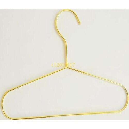 Nordic Style Metal Children Hanger Kids Pet Dog Clothes Baby Clothing Storage Hanger Rose Gold #466
