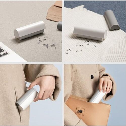Mini Portable Sticky Lint Roller Peeling Sticky Paper Dusting Hair Roller Brush Household Clothes Coat Pet Hair Sticking Device