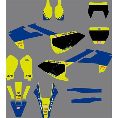 Motorcycle Graphic Stickers For Husqvarna FE TE 125 250 350 450 2017 2018 2019 FC TC FS TX FX 2016-2018