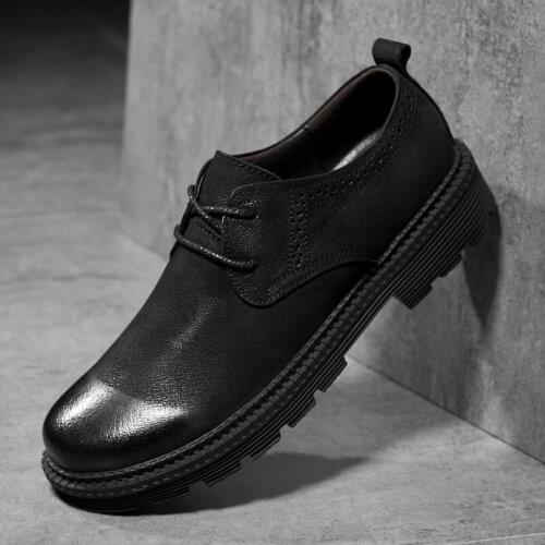 Mens Formal Oxford Shoes Comfortable Flat Shoes Footwear Genuine Leather Casual Shoes Big Size Breathable Loafers Moccasins