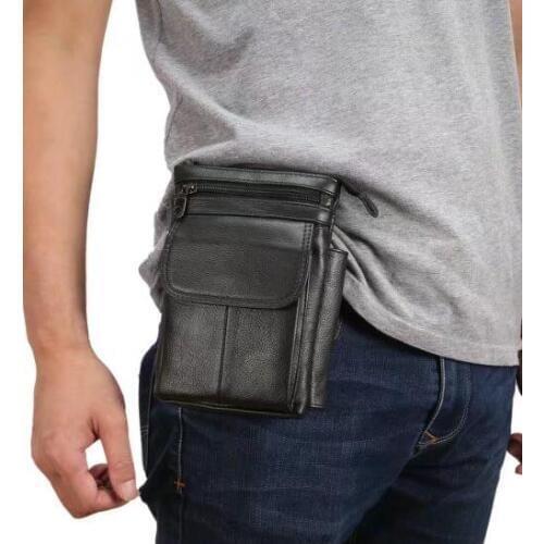 Genuine Cow Leather Case Hook Loop Clip Shoulder Belt For VIVO Nex S A,Oppo A7 K1 R17 A7X A3S A5 A3 A83 A71 A39 F1SA37 A57 A59