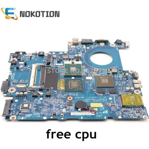 NOKOTION BA41-00863A laptop motherboard For samsung NP-R700 R700 965PM DDR2 Gefore Graphics Main board full test