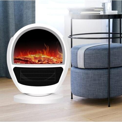 New Style Heater 3D Flame Simulation Electric Heater Household Heater Hhree-Speed Shaking head Electric Heater